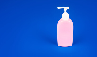 presenting soap dispenser product. unbranded sanitizer advertisement.
