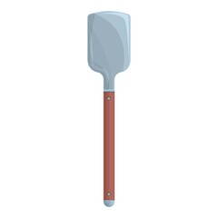 Whisk spatula icon cartoon vector. Fork tool. Spoon bbq
