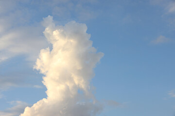Blue sky and white clouds