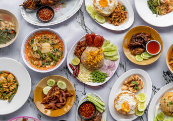 Thai Food Mixed Selections 