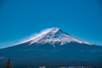 Fototapeta premium 冬の富士山