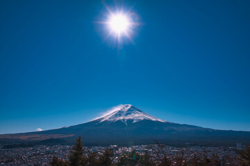 冬の富士山