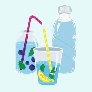 glass of juice and lime water drink everyday remimder daily 
Pij wodę regularnie zdrowe nawyki nowy rok nawadnianie 