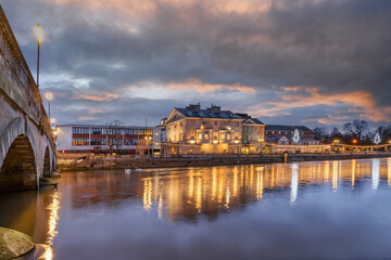 Fototapeta premium Looking across the River Great Ouse in Bedford