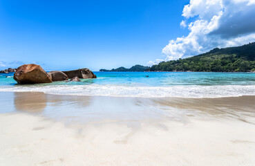 Plage de Takamaka, Mahé, Seychelles 