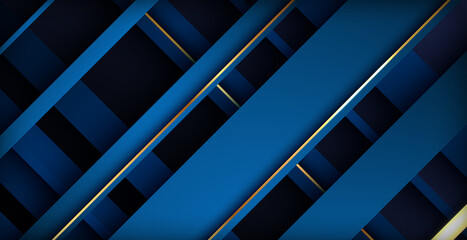Overlapping background with blue and gold color and texture