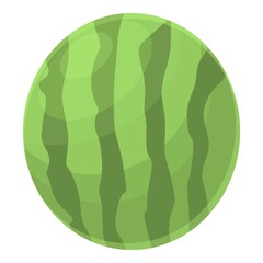 Watermelon icon cartoon vector. Water fruit. Summer fruit