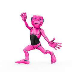 cyber monkey is happy