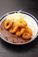 イカリングフライカレー