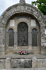 Loctudy; France - may 16 2021 : cemetery near the Saint Tudy church