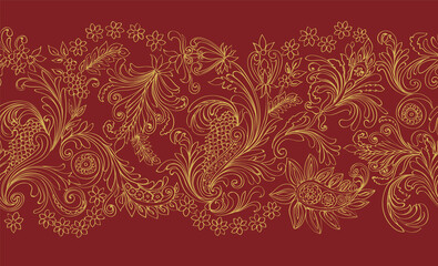 background with ornament