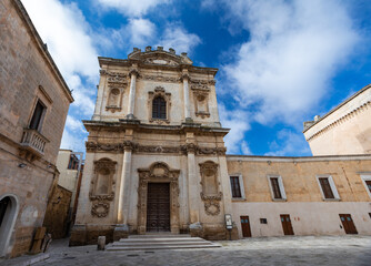 Obraz premium Chiesa di sant'anna a mesagne, puglia, italia