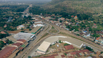 Aerial View by Drone Pakse