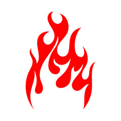 Fire vector can be used for logos, tattoos, icons, artwork, stickers, t-shirts, brands, and others.
