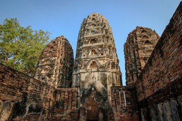 Fototapeta premium Ruins from the historic city of Sukhothai