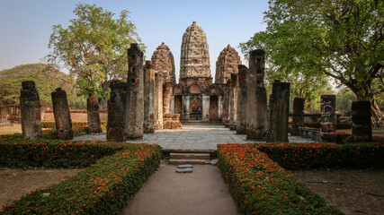 Ruins from the historic city of Sukhothai