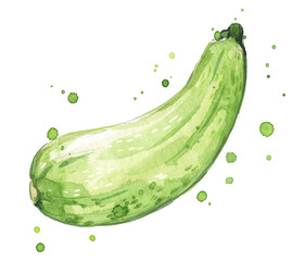 Marrow watercolor illustration