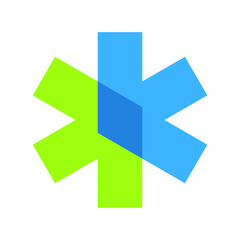 Medical Symbol  Emergency Symbol Flat color