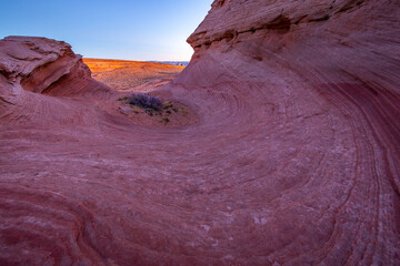 New Wave Trail Hiking Path, Page Arizona, America, USA.