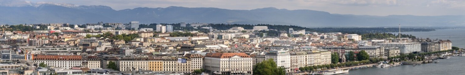 Fototapeta na wymiar Geneva panorama