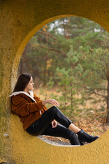 person sitting on a bench