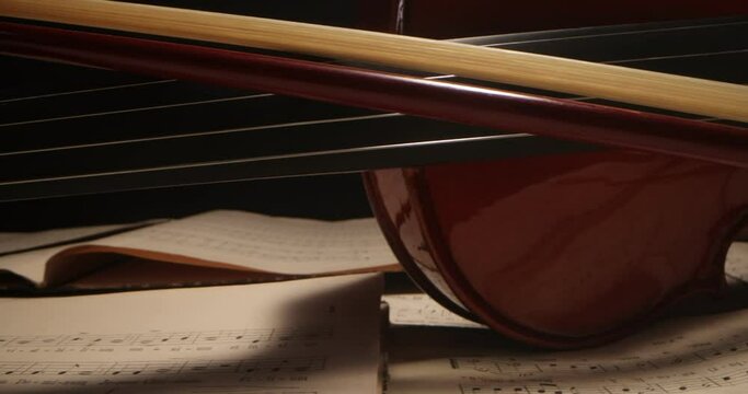 musical notes, musical instruments, orchestra, music, music sheets notes