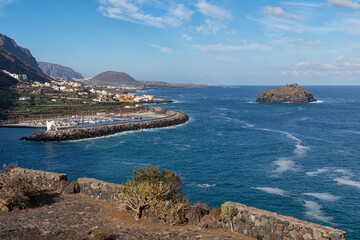 The town of Garachico on the Canary Island of Tenerife