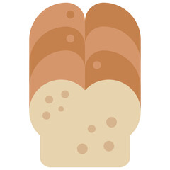 brioche flat icon