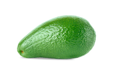 Avocado on white background.