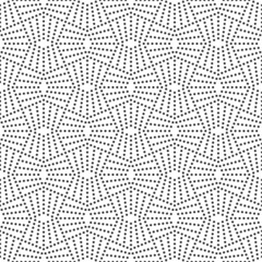 Vector geometric seamless pattern. Modern geometric background. Mesh of points.