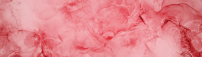 Creative Mixture Of Paints Alcohol Ink Expensive Red with Maroon Colors Background Wallpaper Artistic Creative Concept