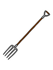 Heugabel Mistgabel Heuhaufen 