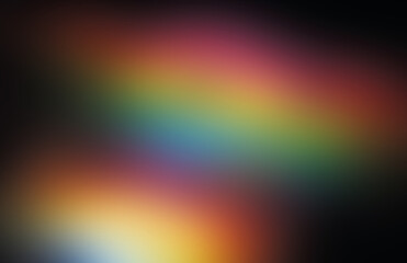 Obraz premium Photography of rainbow. Rainbow on black background. Abctract web background. Banners and panels. Design background. Computer. Desktop background and design. Unique. Surrealistic. Dispersion of light