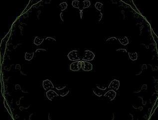 Imaginatory fractal abstract background Image