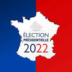 Obraz premium élection présidentielle 10 et 24 avril 2022