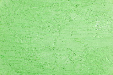 Craquelure green color textured background. Abstract concrete interior background