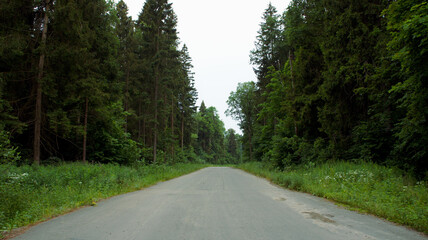 Fototapeta premium A Road in Krasnogorsk