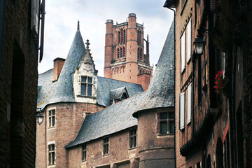 Obraz premium Albi, pueblo medieval en el sur de Francia