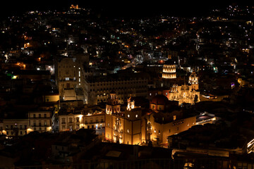 Fototapeta na wymiar Ciudad de Guanajuato, Guanajuato, México.