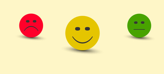 satisfaction survey and feedback.good feedback rating and positive customer review.health assessment. child health concept.evaluation and rating.Vector design Eps 10.