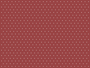 Seamless abstract modern pattern with white dots on red background, simple banner, design for decoration, wrapping paper, print, fabric or textile, lovely card, vector illustration