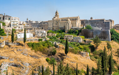 Gravina in Puglia on a sunny summer day, province of Bari, Apulia, southern Italy.
