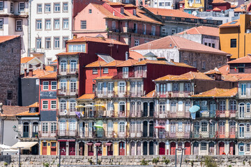Fototapeta na wymiar city view of porto old town, portugal