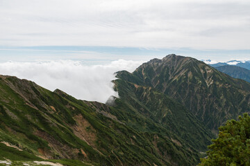 Fototapeta premium 雲の波