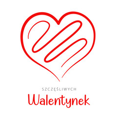 Szczęśliwych Walentynek, wektor © FriendlyPixels