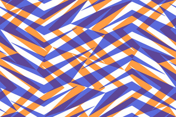 Full seamless geometric shapes colorful pattern vector for decoration. Geometrical texture design for textile fabric printing and wallpaper. Grunge model for fashion and home design.