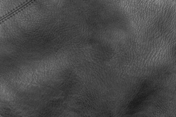 Black Abstract Pattern Leather Natural Background Dark Material Texture