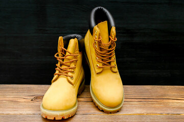 New beautiful brown yellow warm mountain women's winter Timberland tracking shoes, boots, sneakers,...