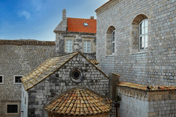 Rooftops of the old city of Dubrovnik.