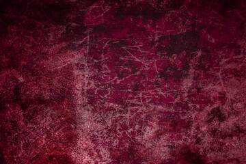abstract scratched red painted textured surface